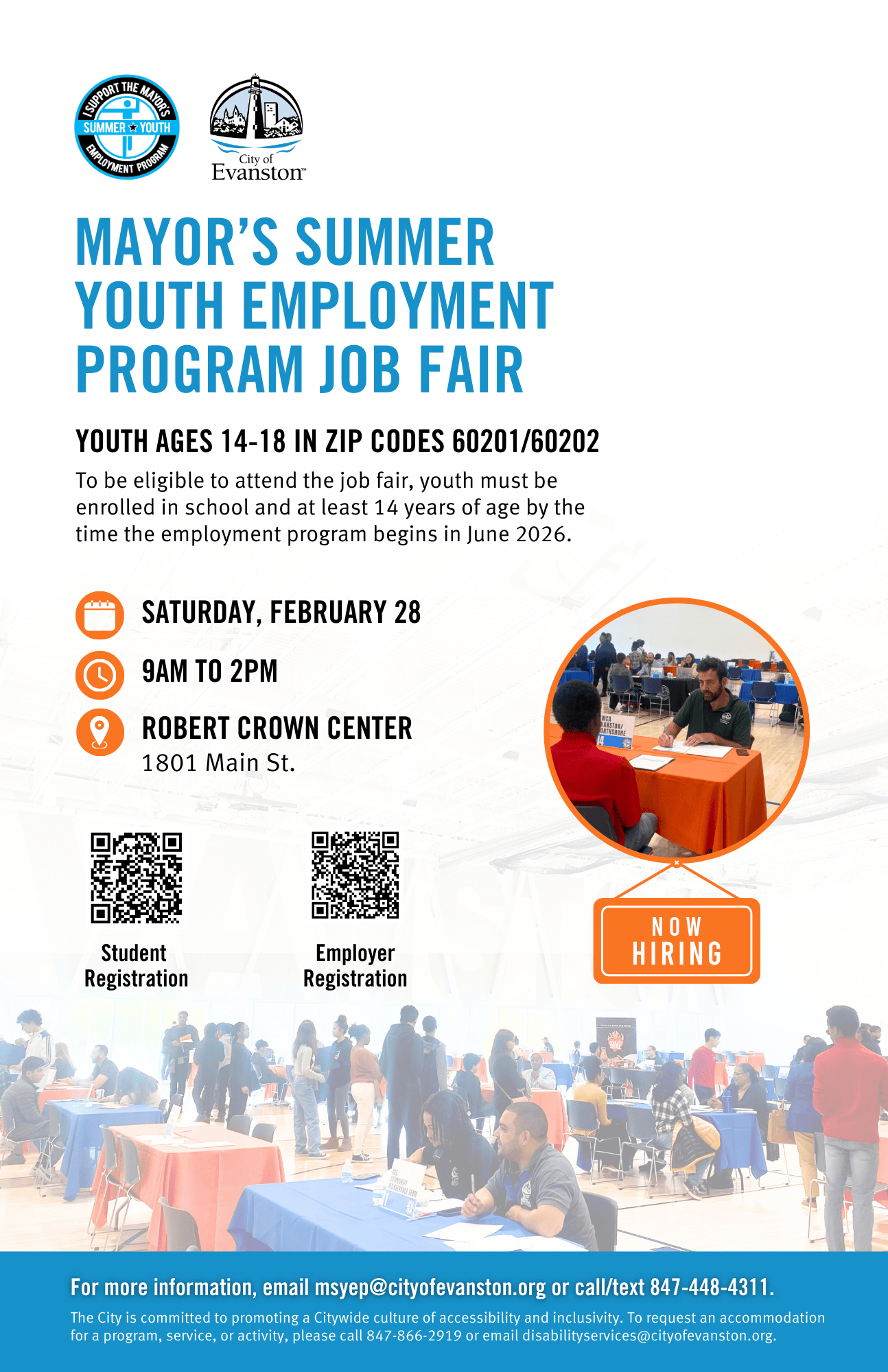 Flyer for Mayor's Summer Youth Employment Program